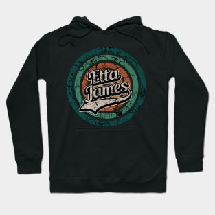 Etta James // Retro Circle Crack Vintage Hoodie